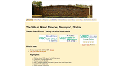 Desktop Screenshot of greatvillarental.com