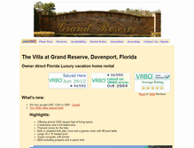 Tablet Screenshot of greatvillarental.com